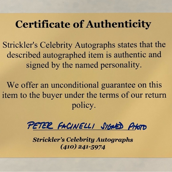 Twilight Peter Facinelli “Dr. Cullen” Official Twilight Convention Autograph COA - Picture 4 of 4